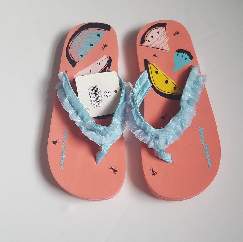 Hanna Andersson Lizzie flip flop sandals 4/5